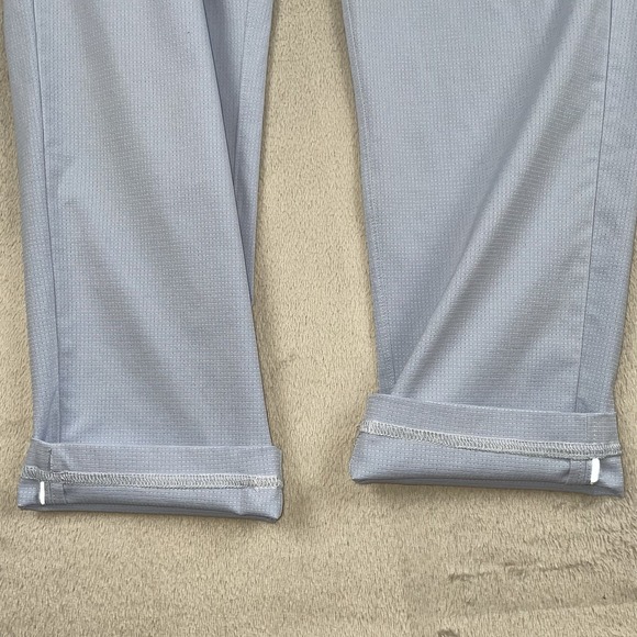 Lululemon Commission Ventlight Pant Mens 33x29 Blue Slim Fit Commuter Stretch - Picture 6 of 12